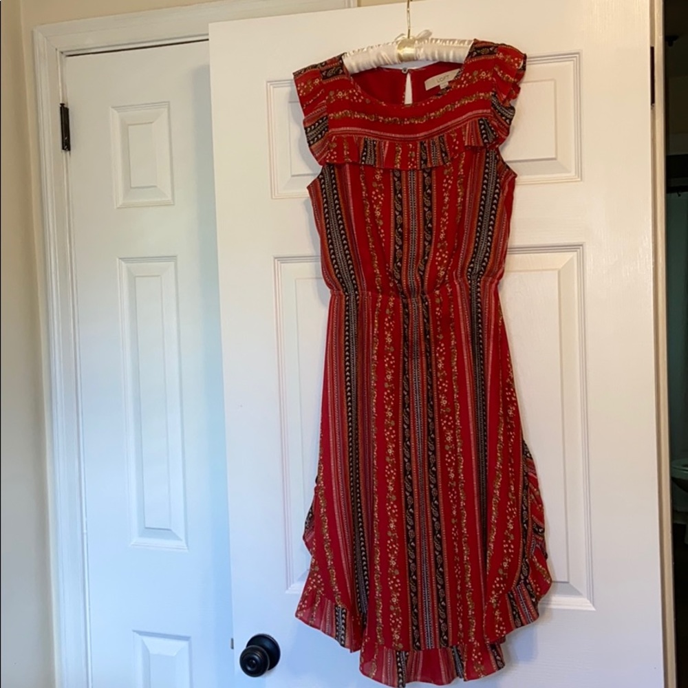 Fiesta Ruffle Midi Dress